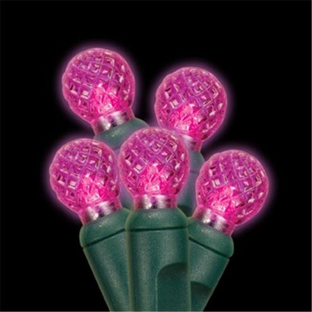 FOREVER BRIGHT Kellogg Plastics 34661 1.12 in. Holiday & Christmas Indoor & Outdoor LED- Pink - Cone 34661